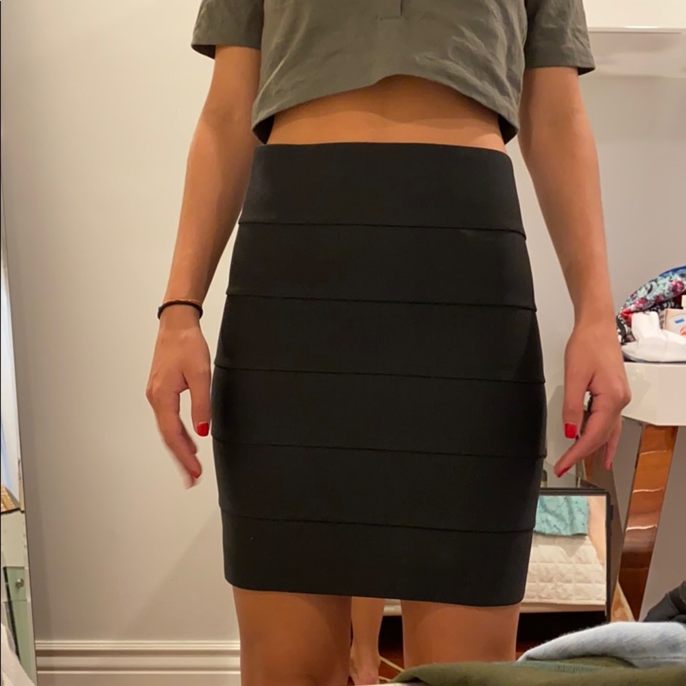 Great black bandage skirt